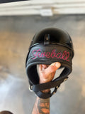 Ventu lids x FiveBall x Vicious cycles jockey helmet.